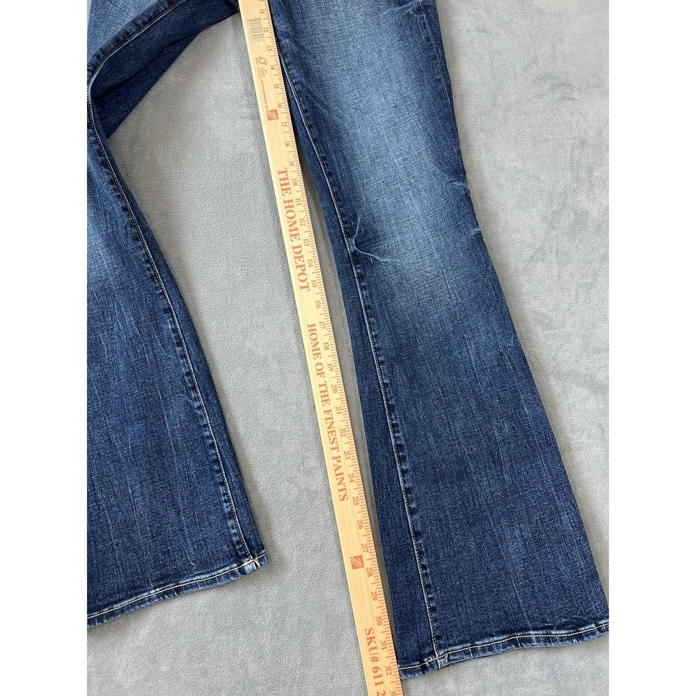 Women's Buckle Black Bootcut No 53 Flare Jeans Denim 29x34 Dark Low/mid Rise - Picture 3 of 7